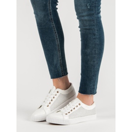 Muto Adidași albi cu plasă 1