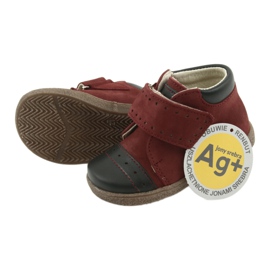 Ren But Băieți din piele cu Velcro 1535 Burgundy Ren, dar roșu 5 Ren But Băieți din piele cu Velcro 1535 Burgundy Ren, dar roșu 5