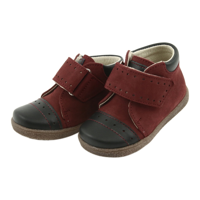 Ren But Băieți din piele cu Velcro 1535 Burgundy Ren, dar roșu 3 Ren But Băieți din piele cu Velcro 1535 Burgundy Ren, dar roșu 3