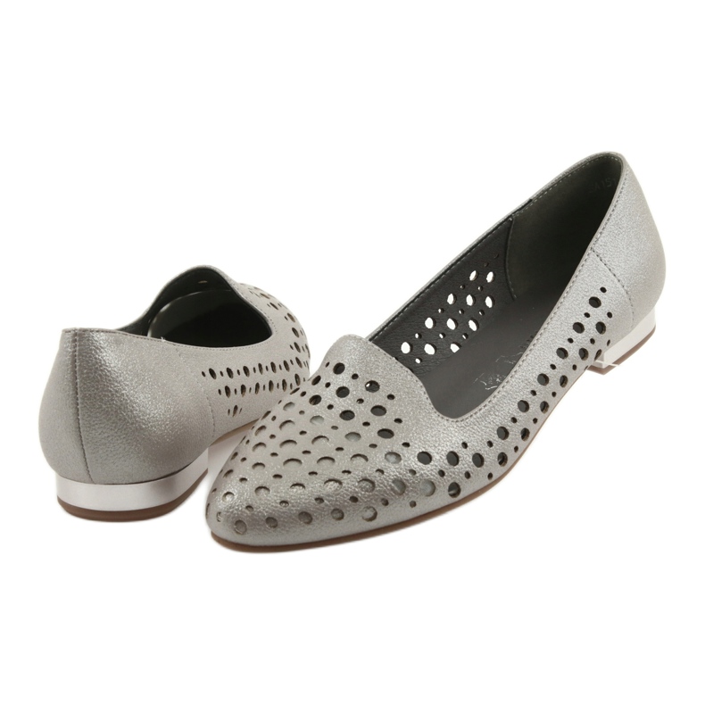 M.Daszyński Încălțăminte de damă elegantă Lordsy SA151 bej 4