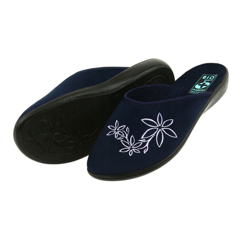 Papuci de damă Adanex 23931 albastru marin 4 Papuci de damă Adanex 23931 albastru marin 4