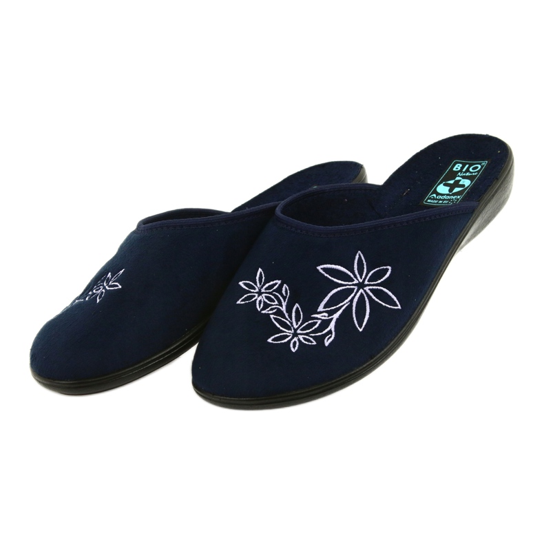 Papuci de damă Adanex 23931 albastru marin 3 Papuci de damă Adanex 23931 albastru marin 3