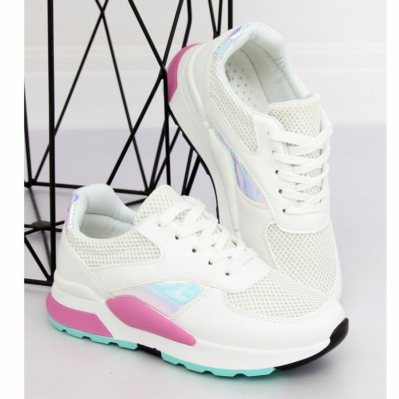 Alb LV73P Pantofi sport albi 1