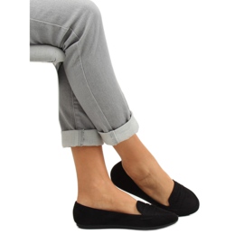 Mocasini balerini negri JM6655Q Negru 2