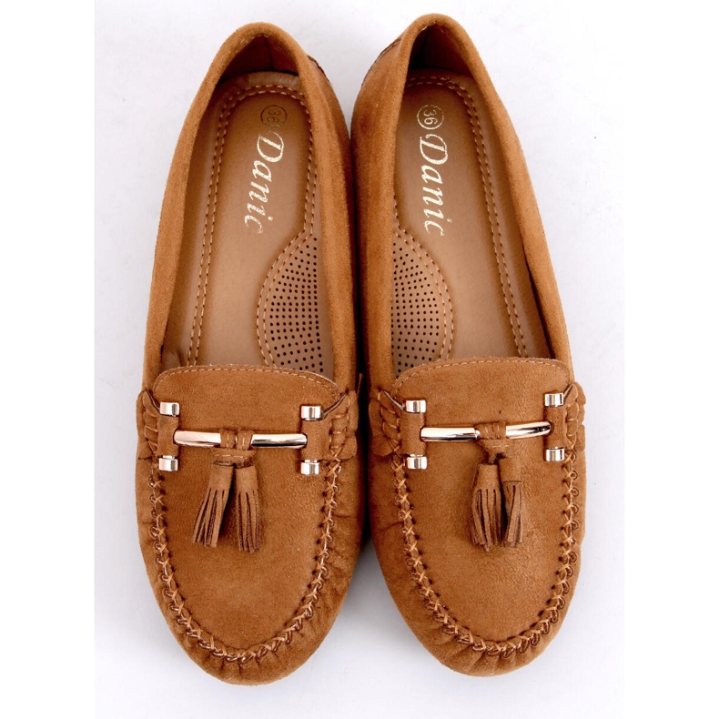 Mocasini dama camel L7183 Camel maro 1