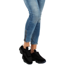 Pantofi sport negri E-102 negri negru 1