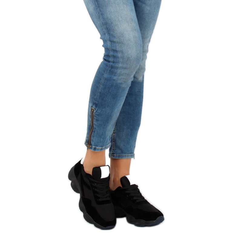 Pantofi sport negri E-102 negri negru 1