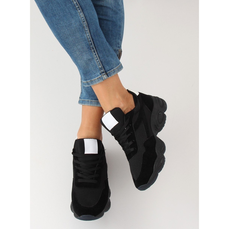 Pantofi sport negri E-102 negri negru 2