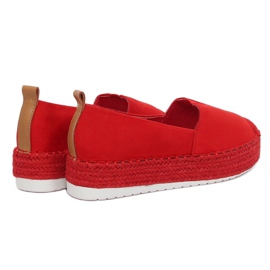 Espadrile cu talpă înaltă BL247 Roșu 2