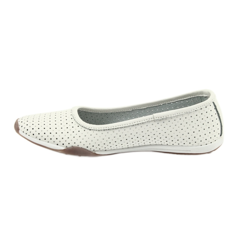 Ballerine ajurate albe Filippo 089 2