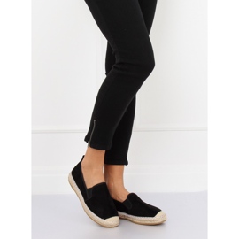 Espadrile negre 1768-11 Negre negru 1