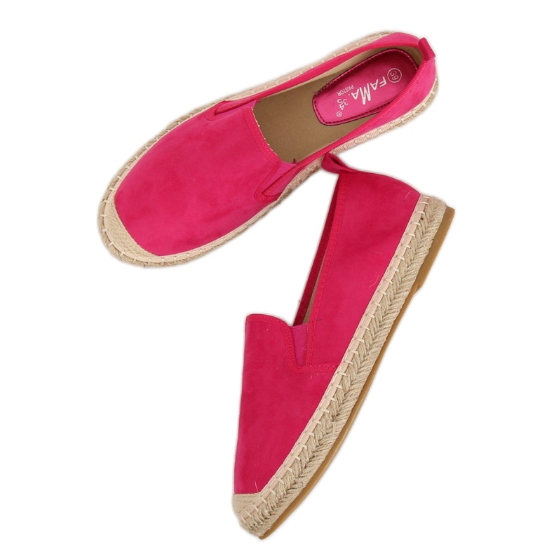 Espadrile de dama Fuchsia 1768-11 Fushia roz 1