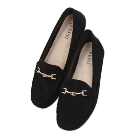 Mocasini negri pentru femei R819 Negru 1