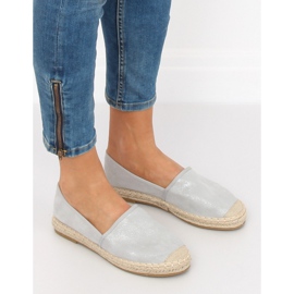Espadrile gri pentru femei 665-3 Gri 1