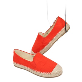 Espadrile portocalii pentru femei 180-5 Portocalii portocale 1