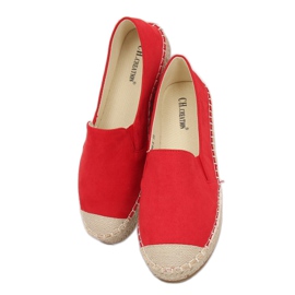 Espadrile de damă roșii 180-5 Roșu roşu 1