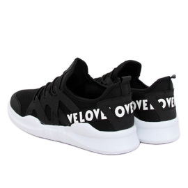 Pantofi sport negri R-392 negri negru 2