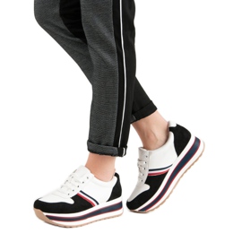 Seastar Adidași la modă alb negru multicolor 4