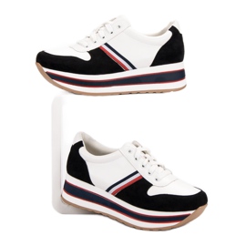 Seastar Adidași la modă alb negru multicolor 5