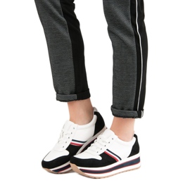 Seastar Adidași la modă alb negru multicolor 3