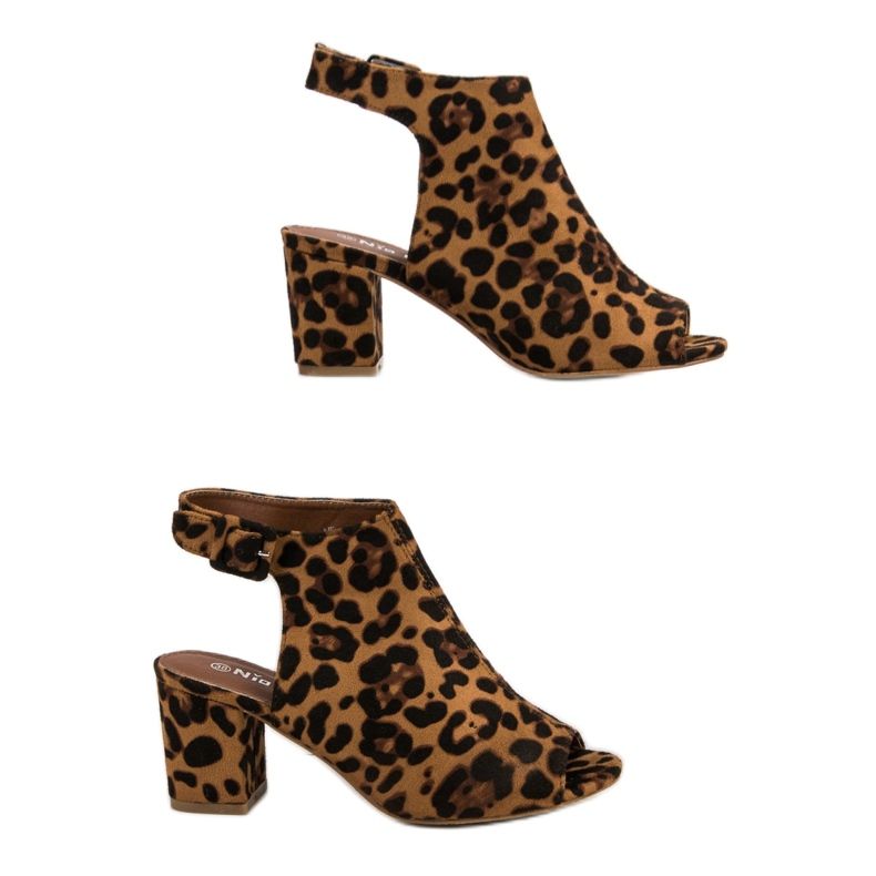 Nio Nio Sandale Construite Pe Un Bar maro 1