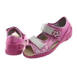 Pantofi pentru copii Befado pu 065X123 gri roz 4