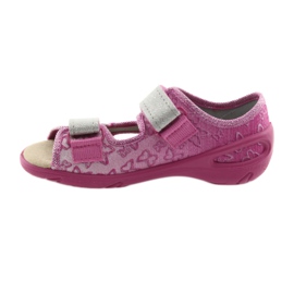 Pantofi pentru copii Befado pu 065X123 gri roz 2
