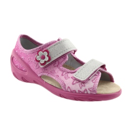 Pantofi pentru copii Befado pu 065X123 gri roz 1
