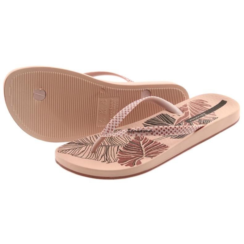 Flip-flops pentru femei pulbere Ipanema 82525 galben multicolor 4