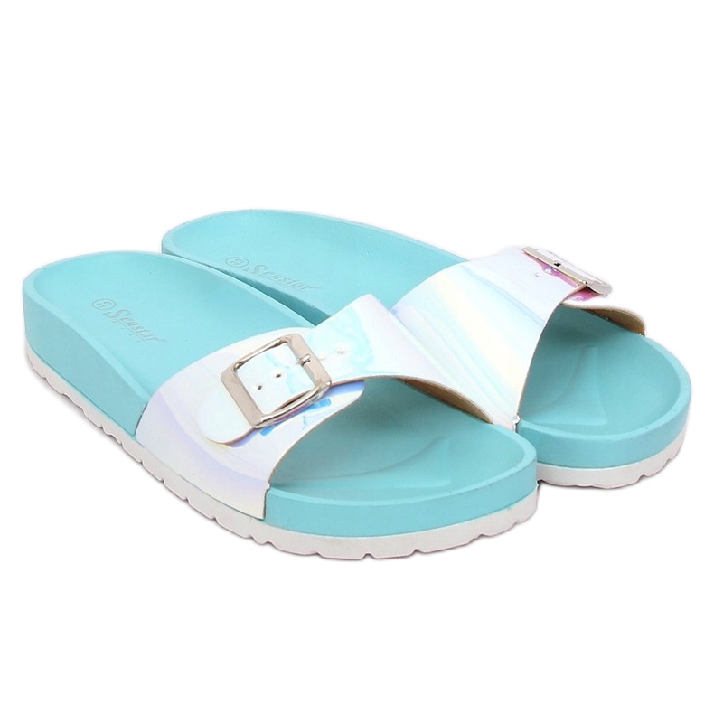 Albastru BG27P Papuci albastru pe benzină 1