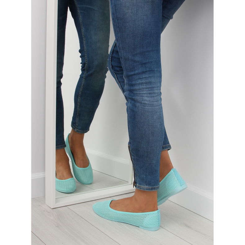 Balerini cu mentă JX56 L.GREEN II-GAT verde 2