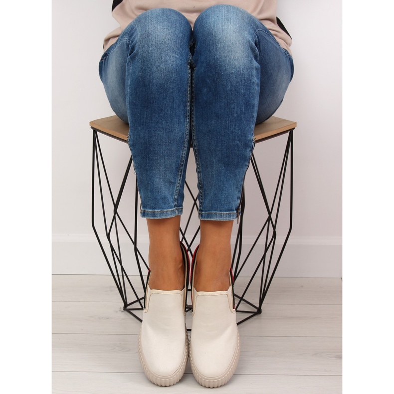 Adidași de glisare Beige 107-40 Beige II-GAT bej 2