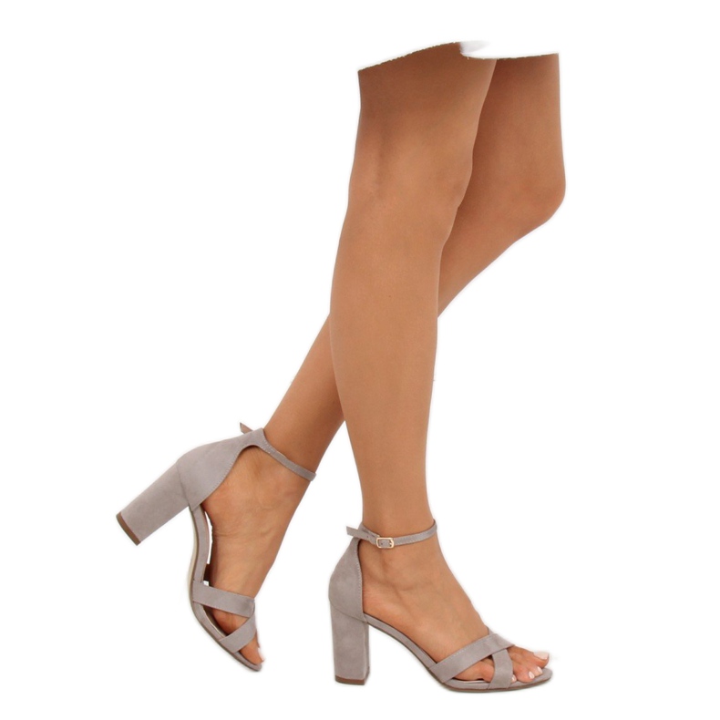 Sandale pe un stâlp gri NF-40P Gri 1