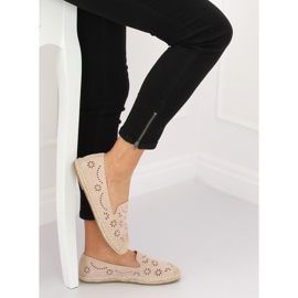 Espadrilele openwork 9023 Beige II-GAT bej 2
