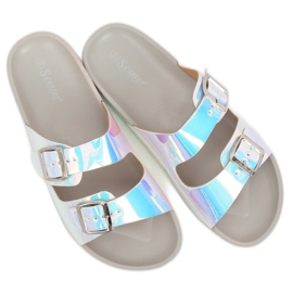 Papuci gri BG28P Gri pe benzină 2 Papuci gri BG28P Gri pe benzină 2