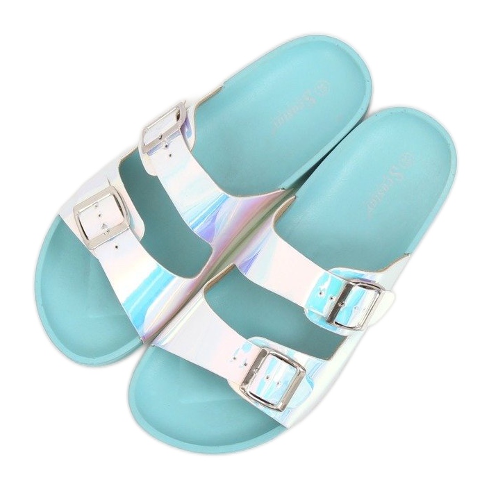 Albastru BG28P Papuci albastru pe benzină 2