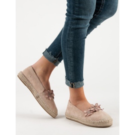 Espadrile Cu Flori roz 1