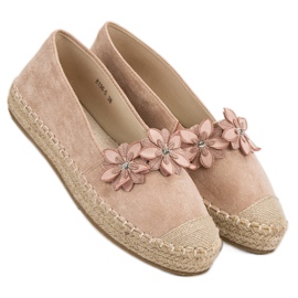 Espadrile Cu Flori roz 2 Espadrile Cu Flori roz 2