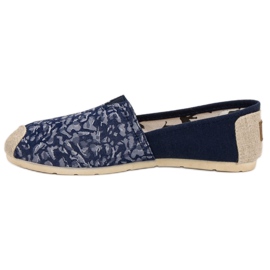 L. Day Sliponi albastri negru albastru 4