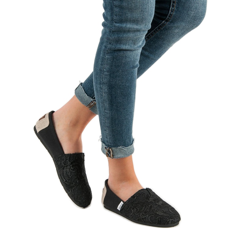 L. Day Sliponii cu model negru 2