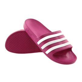 Papuci Adidas Adilette Aqua F35536 alb roz 4 Papuci Adidas Adilette Aqua F35536 alb roz 4