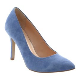 Pantofi pentru femei cu pantofi stiletto Edeo 3313 albastru 1