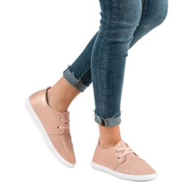 Super Mode Pantofi clasici roz 2