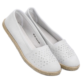 Espadrile albe cu cristale 1 Espadrile albe cu cristale 1