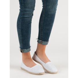 Espadrile albe cu cristale 2 Espadrile albe cu cristale 2