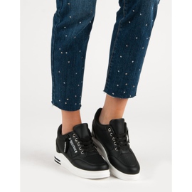 Adidași negri la modă negru 1 Adidași negri la modă negru 1