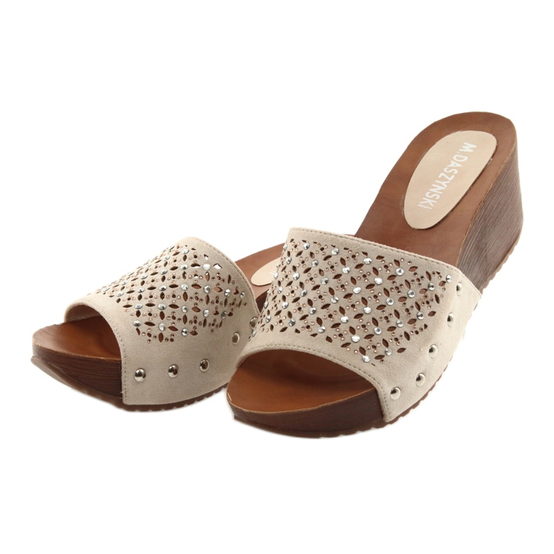 M.Daszyński Papuci bej Daszyński SA144-6 cu zirconiu cubic 3