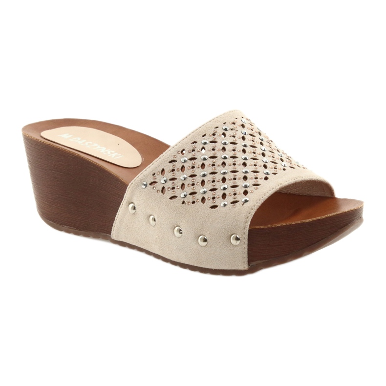 M.Daszyński Papuci bej Daszyński SA144-6 cu zirconiu cubic 1