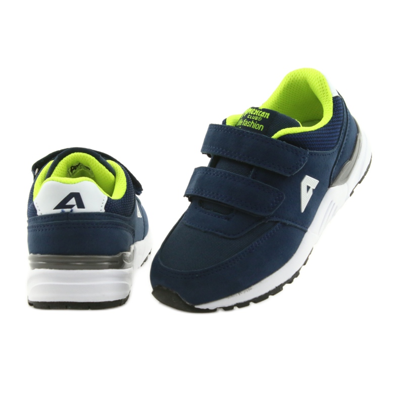 Branț de piele American Club BS09 bleumarin verde albastru marin 4