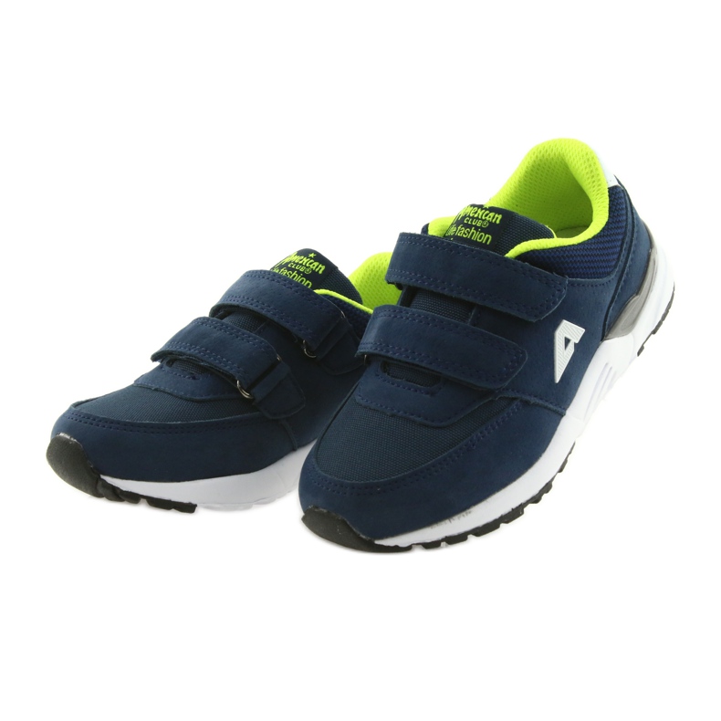 Branț de piele American Club BS09 bleumarin verde albastru marin 3